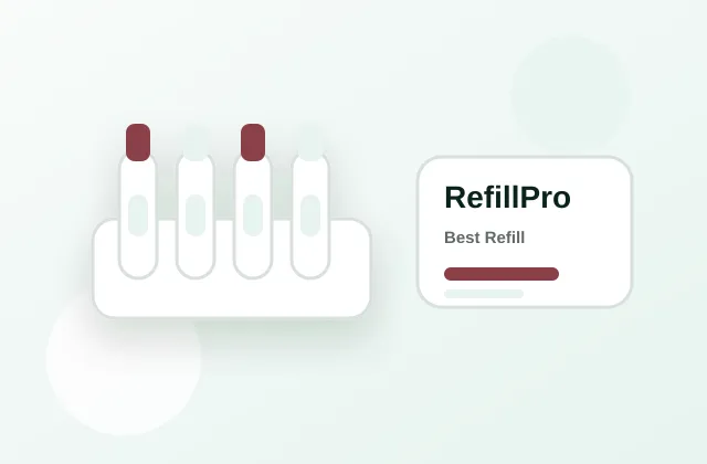 RefillPro whitening gel refill pack product mockup